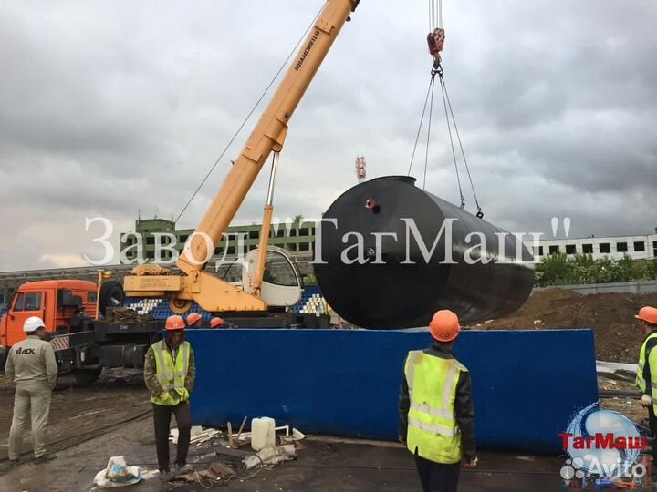Резервуар, емкость, маслосборник 63 м3 (ргсп)
