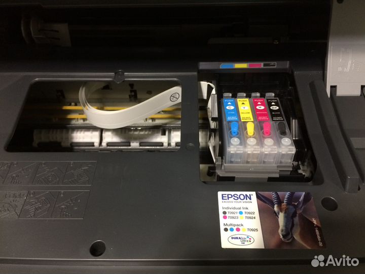 Epson CX4300 цветное мфу исправный заправленный