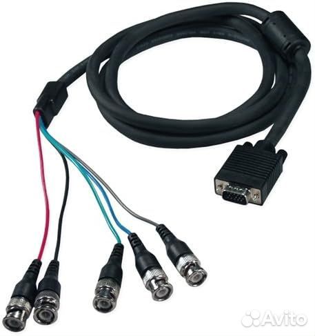 Видеокабель QVS VGA/RGB на 5 BNC