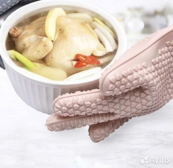 Силиконовые прихватки перчатки