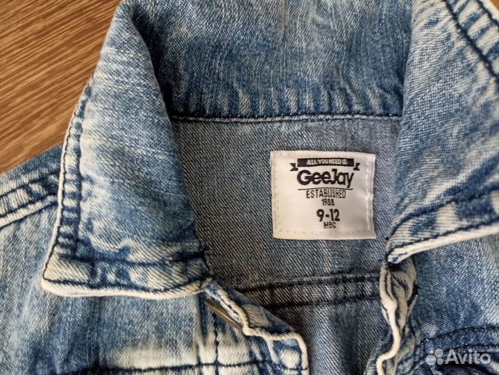 Джинсовый костюм Gloria jeans для мальчика 74