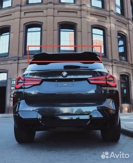 Спойлер верхний на крышку багажника bmw x3 g01 f97