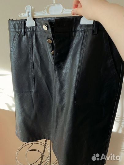Кожаная юбка