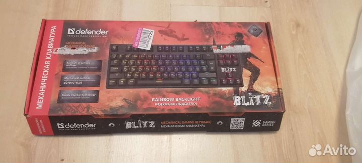 Механическая клавиатура defender blitz