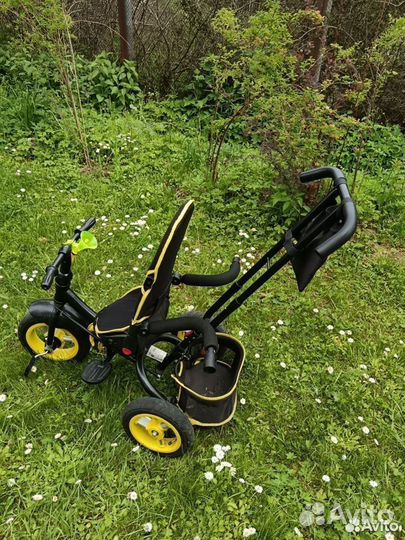 Коляска велосипед 3хколесный родительская ручка