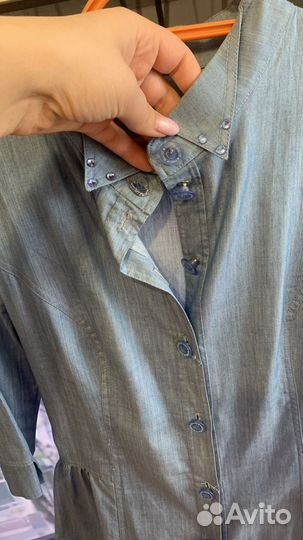 Джинсовое платье женское