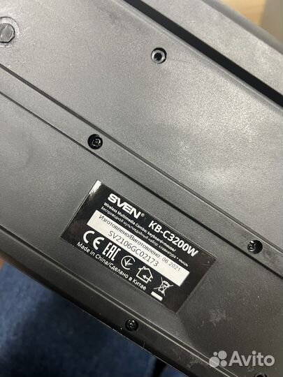 Беспроводная клавиатура и мышь sven