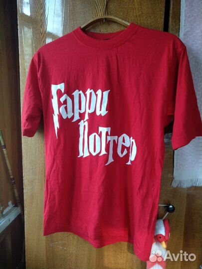 Гарри Поттер футболка XL (50-52) красная новая