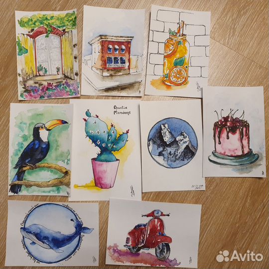 Акварель А5 (скетч)