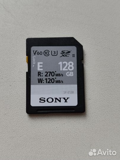 Скоростная карта Sony 128gb UHS-ii