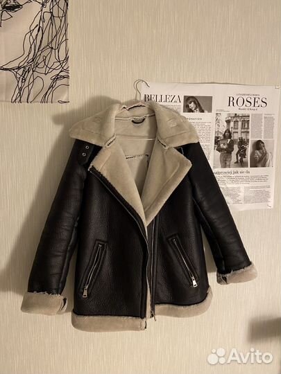 Винтажная дубленка