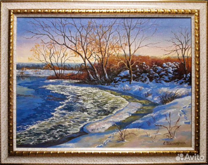 Живопись на холсте акриловыми красками