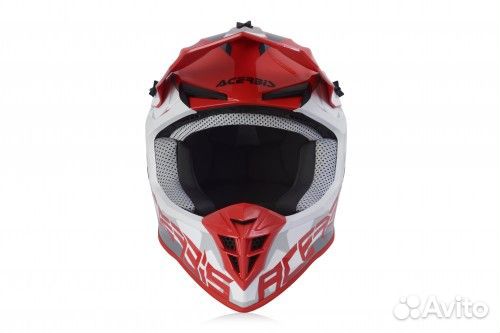 Мотошлем Acerbis linear Red/White 2023