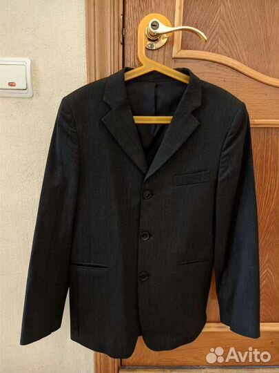 Пиджак школьный для мальчика, р.152