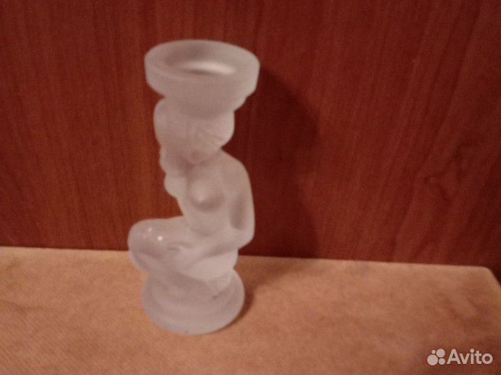 Подсвечник +подсвечник стекло