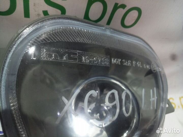 Фара противотуманная птф левая Volvo Xc90 02-05