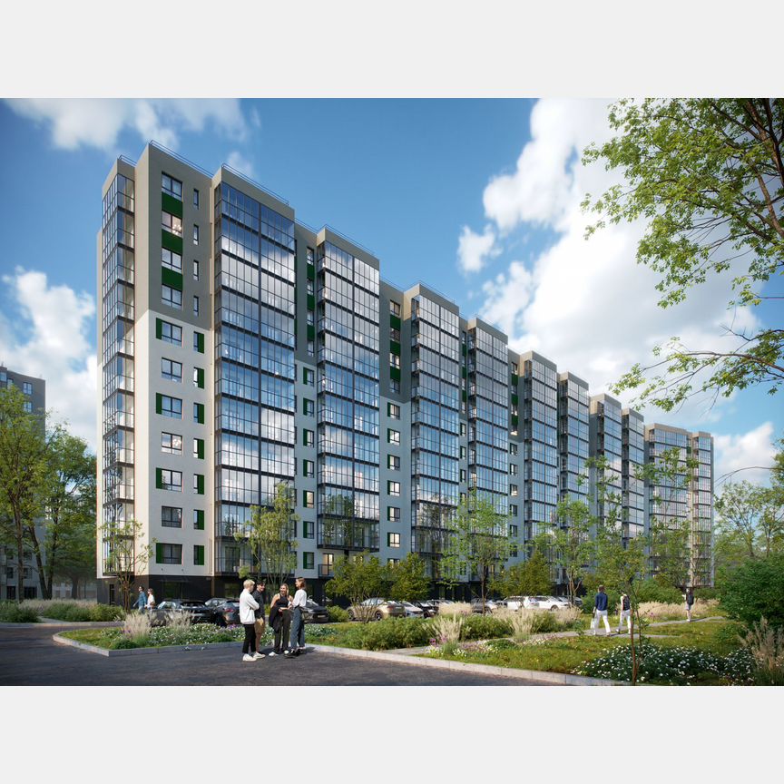 1-к. квартира, 35 м², 9/12 эт.