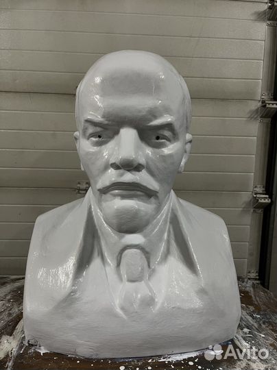 Бюст Ленина гипс