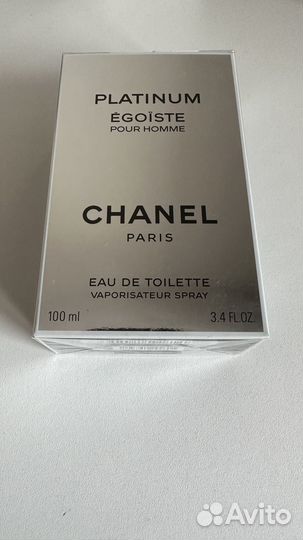 Chanel egoiste platinum туалетная вода 100 мл