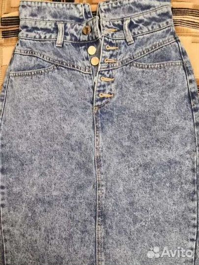 Юбка джинсовая