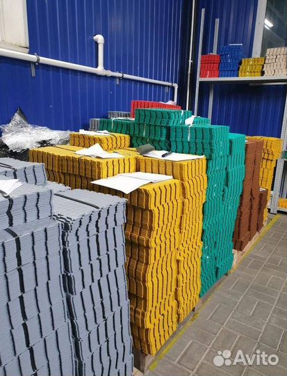 Модульная плитка пвх для гаража