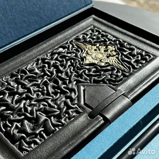 Подарочный набор мвд (ежедневник, ручка)