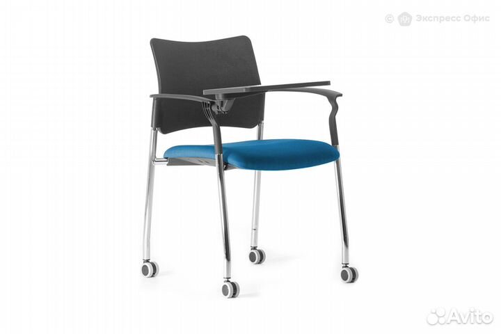 Стул офисный (с пюпитром, на колесах) Pinko plasti