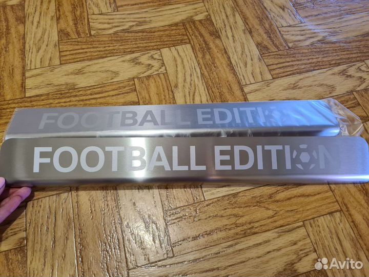 Металлические накладки на пороги на Polo/Rapid