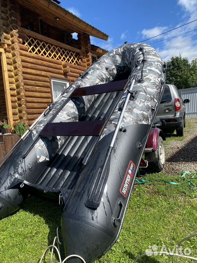 Продам моторную лодку хантер 380