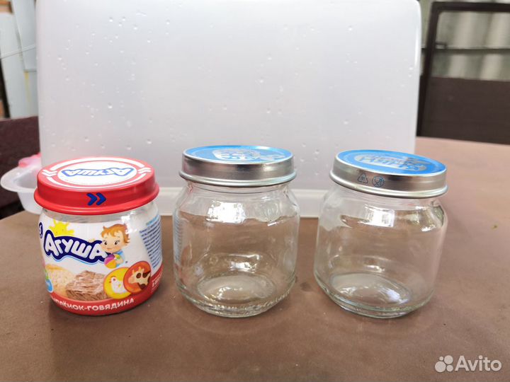 Банки стеклянные 80 и 100 мл