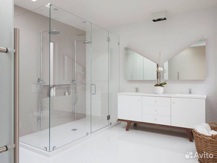 Ограждения для душа в ванной