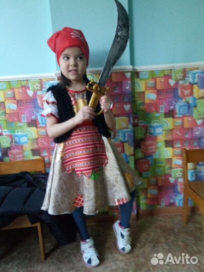 Костюм пиратки, пирата, разбойницы, разбойника