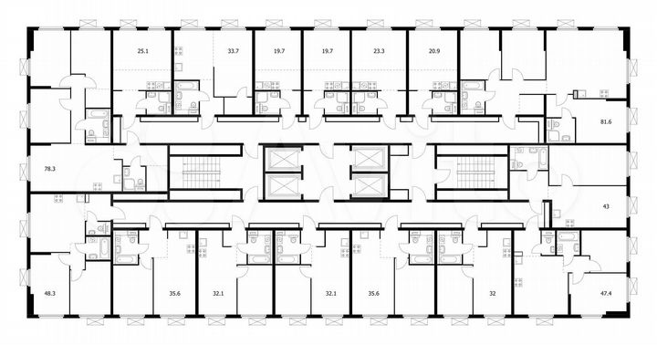 1-к. квартира, 33,7 м², 10/25 эт.
