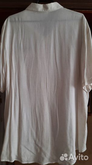 Мужская рубашка, лен. Свитер и полувер вязаный