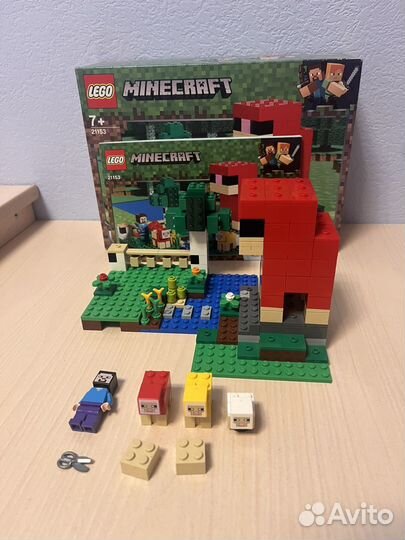Lego minecraft 21153 шерстяная ферма