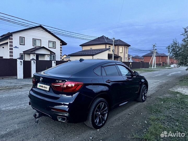 BMW X6 3.0 AT, 2017, 80 000 км