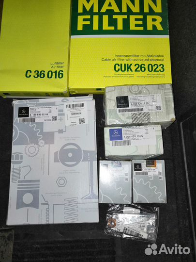 Колодки/фильтра Mercedes-Benz W205 C-Class AMG