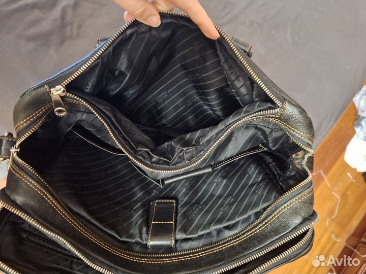 Мужской кожаный портфель Dr.Koffer