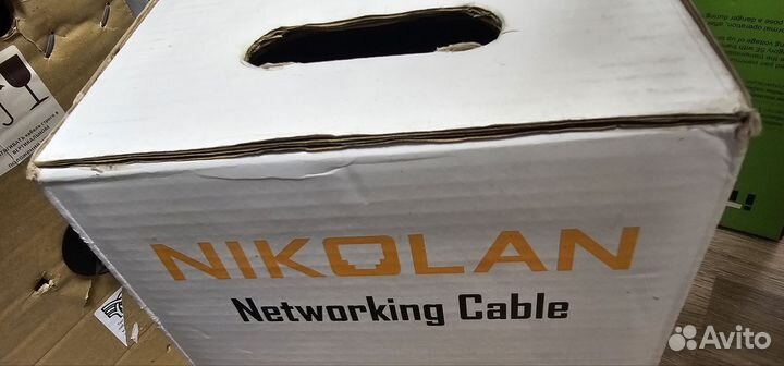 Кабель витая пара utp 5e уличный Nikolan 4600b-bk