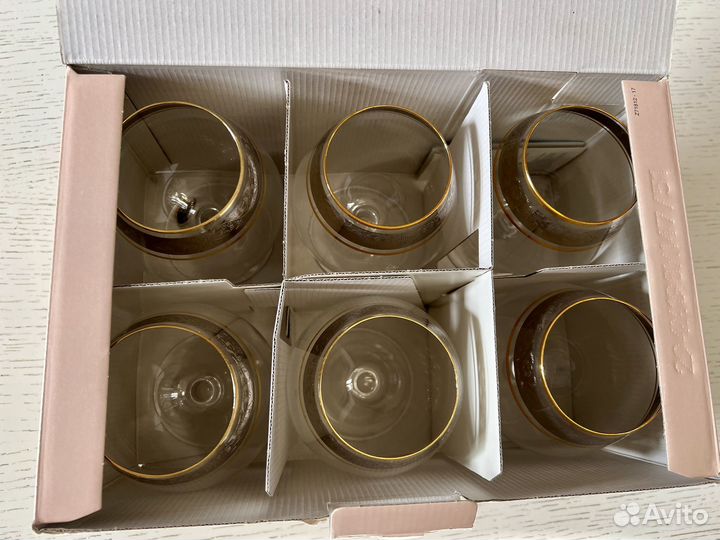 Бокалы для бренди коньяка Bohemia новые