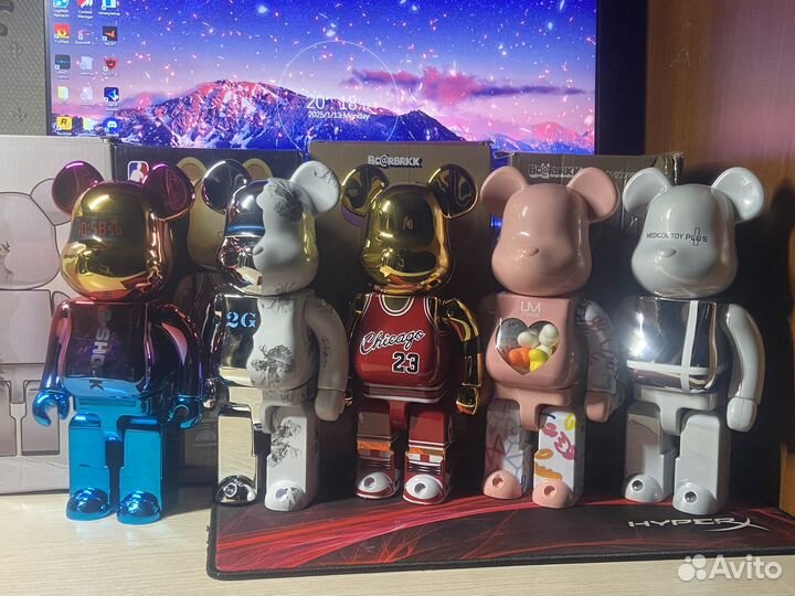 Мишки bearbrick 400% WF fashion