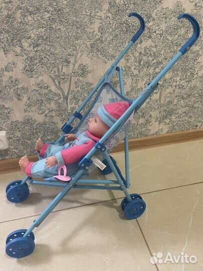 Кукла пупс интерактивная мягкая с одеждой