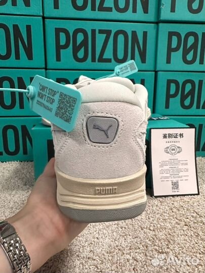 Дутыши Puma 180 tones Белые Оригинал Poizon