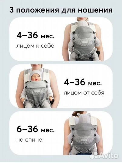 Эргорюкзак для новорожденных Babyway переноска