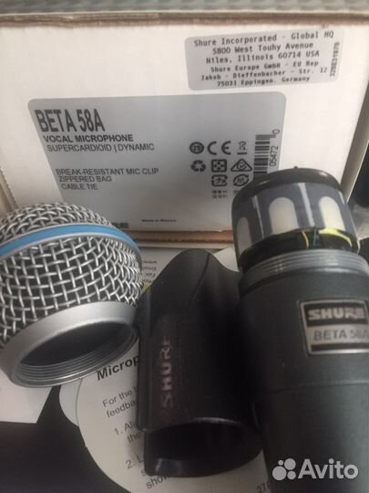 Shure beta 58a