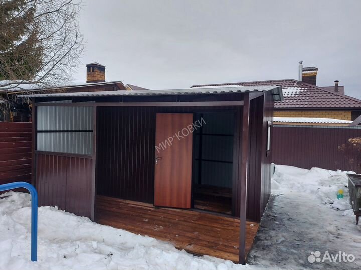 Навес из профлиста