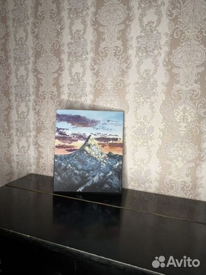 Картина горы маслом на холсте пейзаж