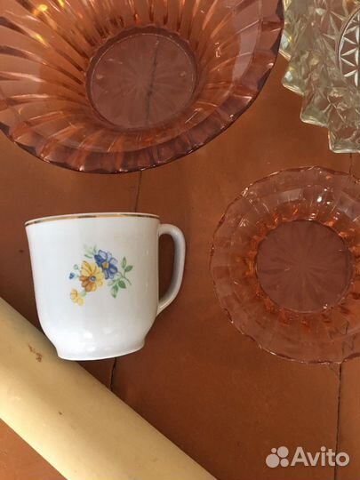 Терка, пепельница, тарелки,скалка, толкушка СССР