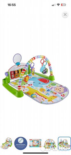 Коврик пианино Fisher price пианино