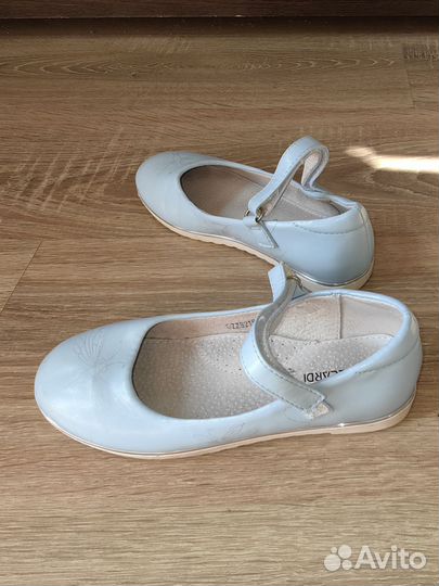 Туфли голубые для девочки 30 размер